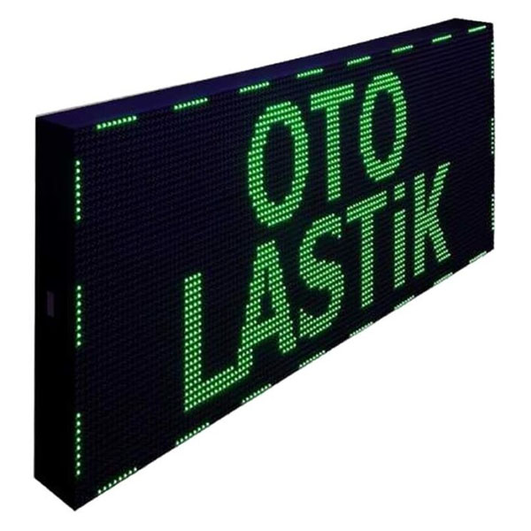 Kayan yazı yeşil led tabela 128×96